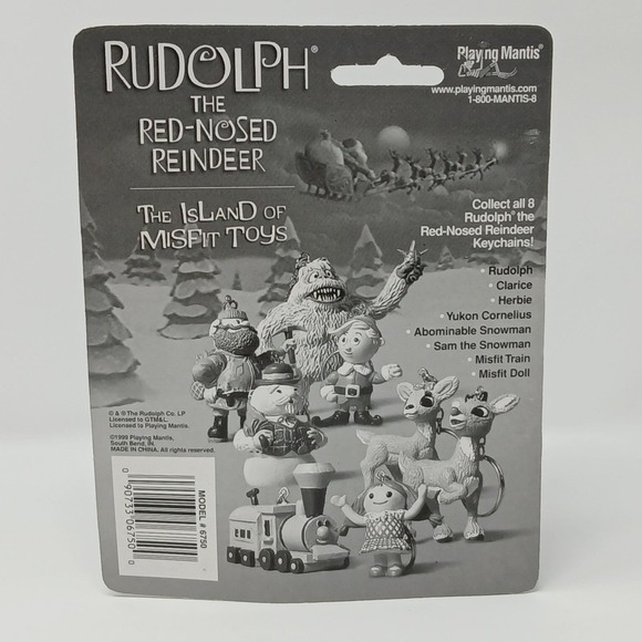 Christmas 1999 CVS Clarice Keychain Rudolph & Island of Misfit Toys - Picture 2 of 5